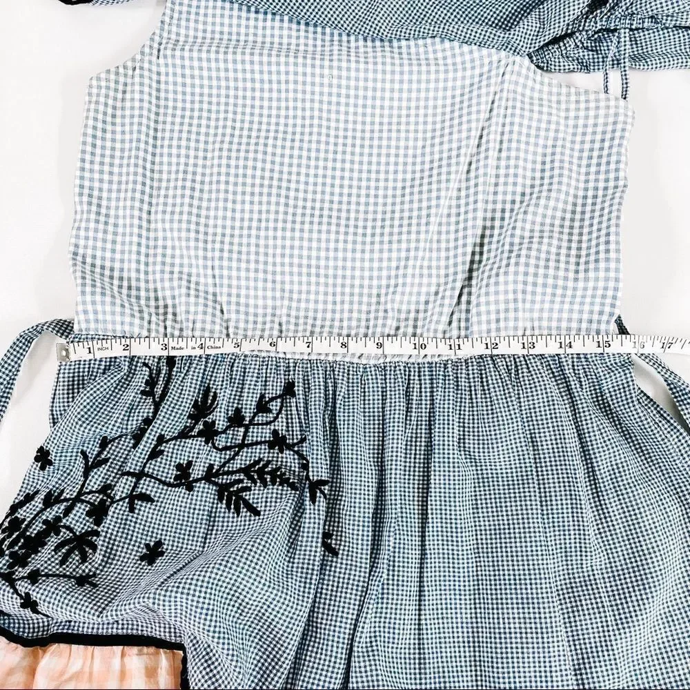 Hemant & Nandita Dress Melantha Floral Gingham